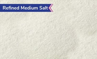 Refined medium salt